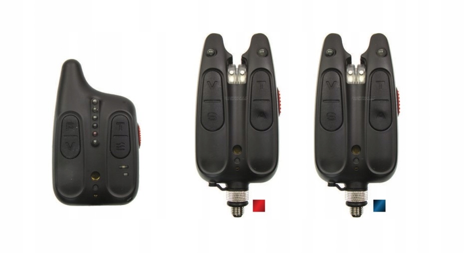 Zestaw Sygnalizatorów Karpiowych Elektronicznych Mistrall Bluetooth 2+1