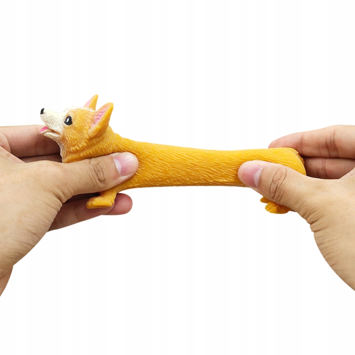 GNIOTEK PIESEK PIASKOWY ANTYSTRESOWY SENSORYCZNY ROZCIĄGANY PRANK ŻART Kolor dominujący beżowy