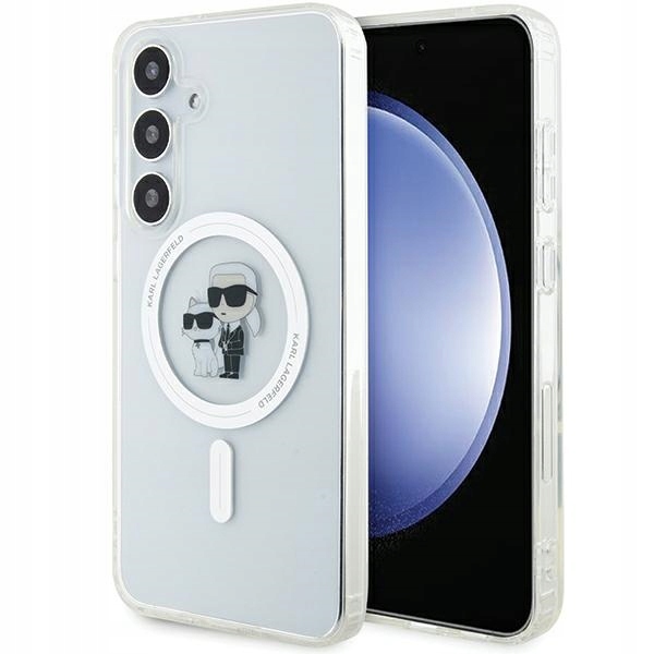 Pouzdro Karl Lagerfeld KLHMS24SHGKCNOT S24 S921průhledné pevné pouzdro IML Karl&C