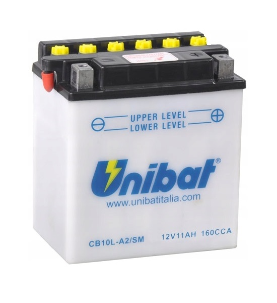 Batéria motor Unibat CB10L-A2 YB10L-A2 11Ah 12V