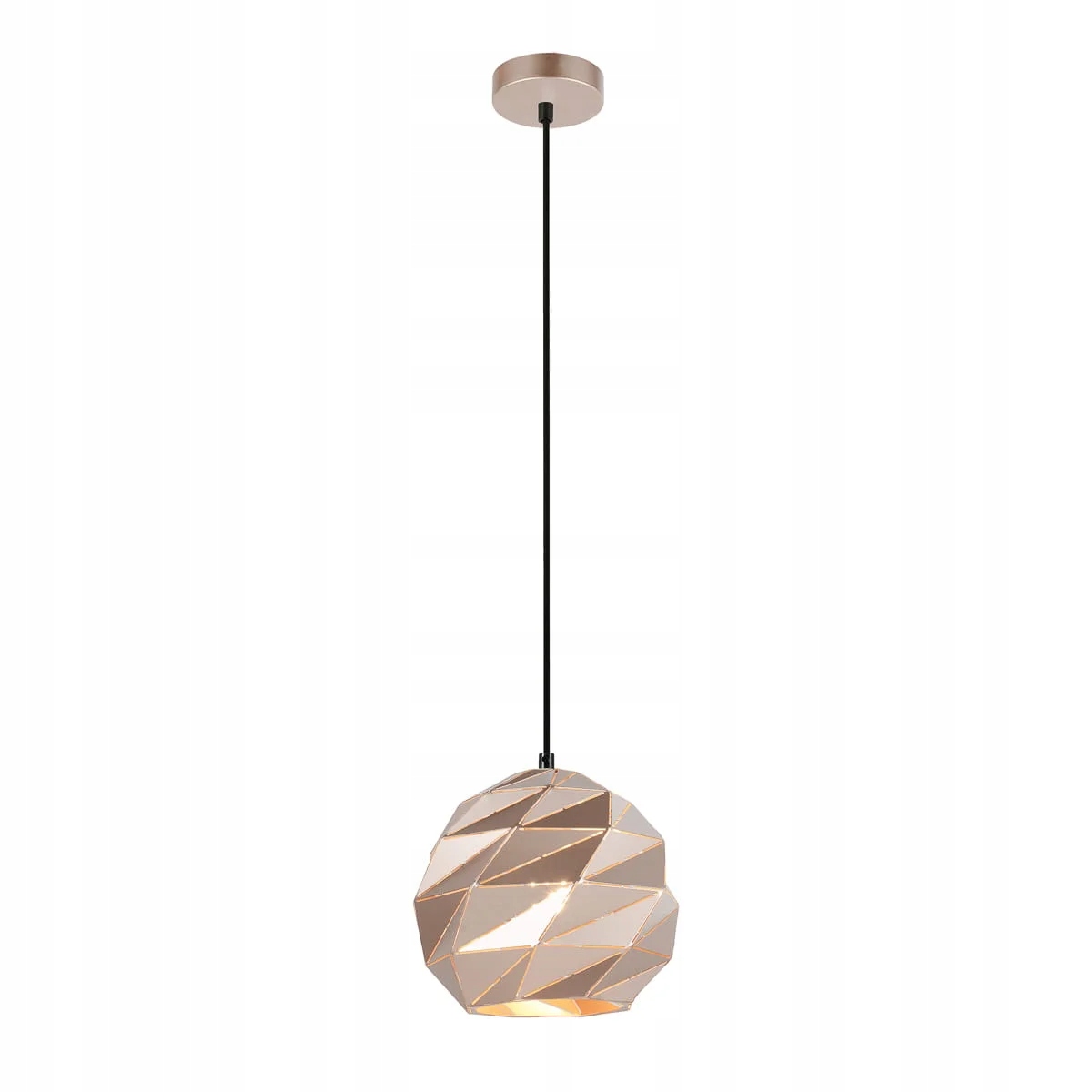 Závěsná lampa Italux Palermo Led moderní zlatá