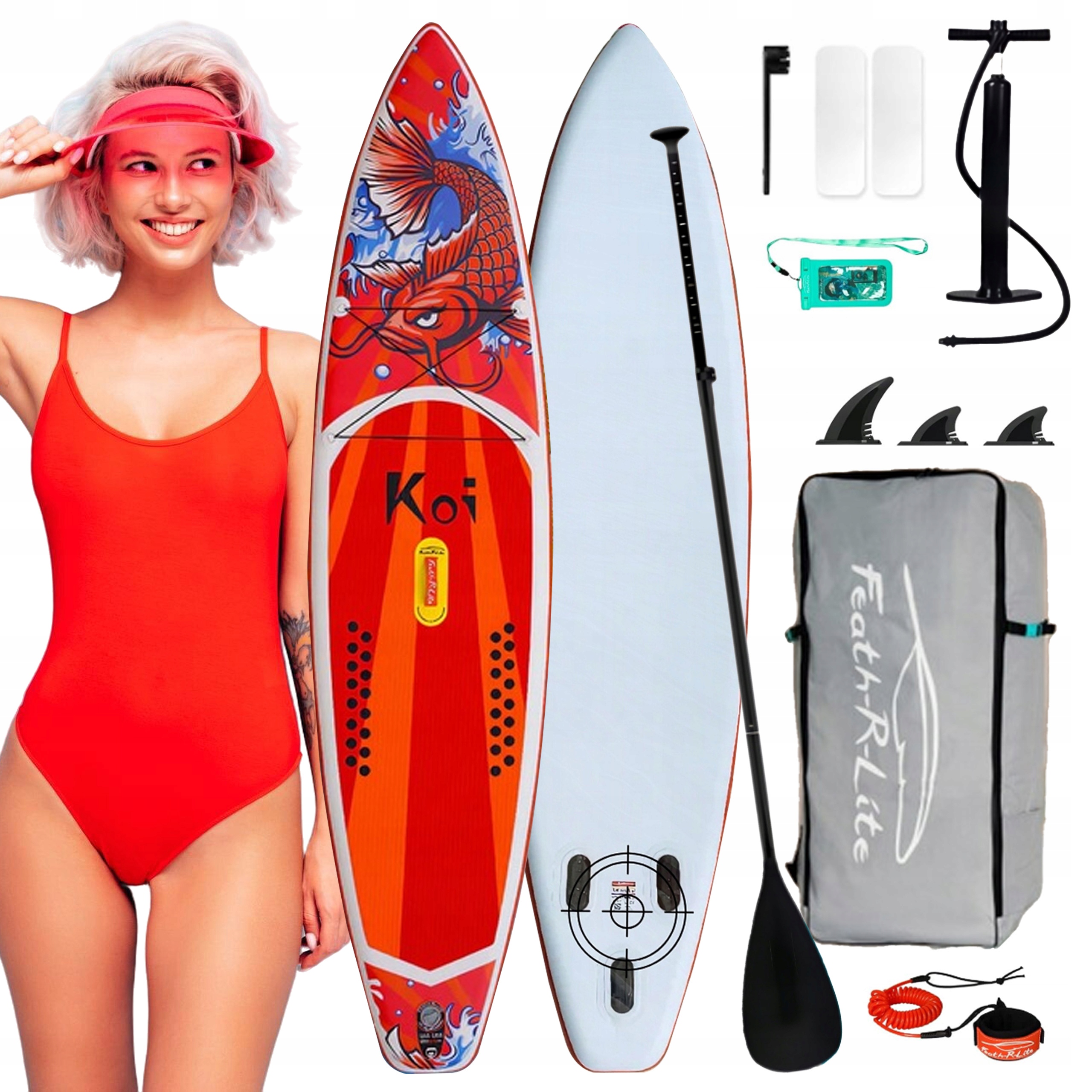 Sup Deska Na Plavání 350 cm Paddle Board Nafukovací Nafukovací Pádlo