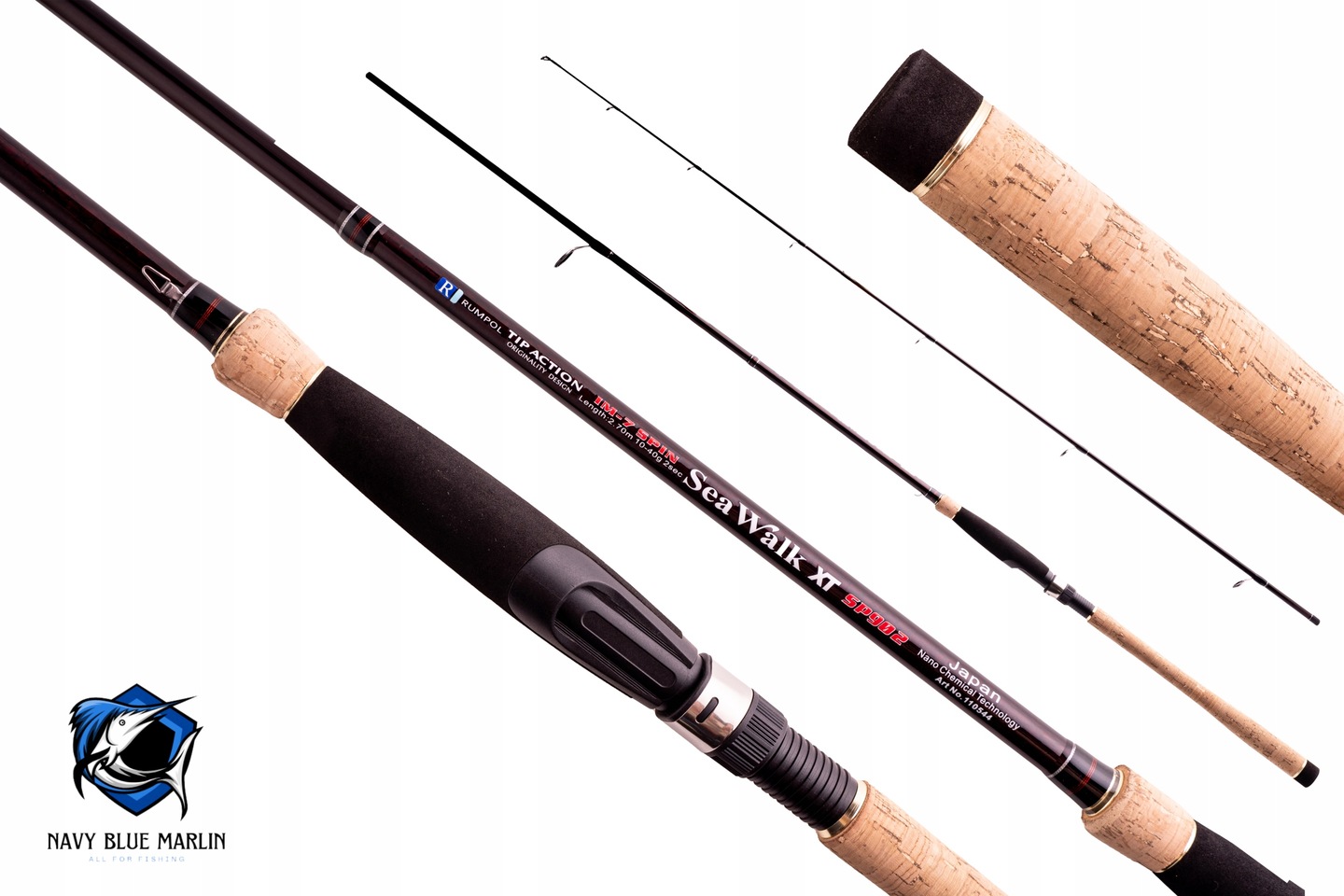 Spinningový Prut Carbon Sea Walk 2,4 M 140-200 G Xt 240 CM Rumpol 110502