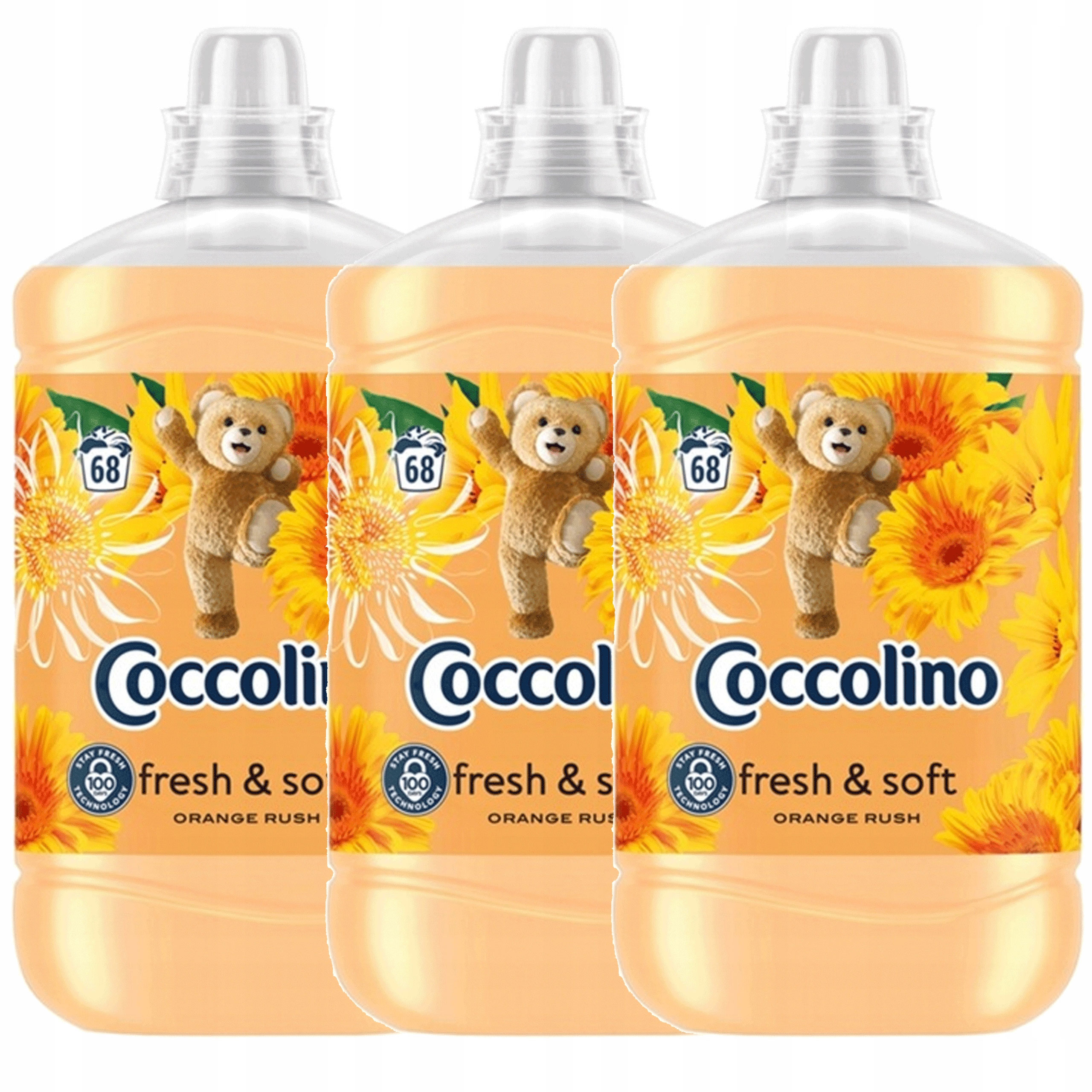 Coccolino Creations Orange Rush tekutá aviváž 1,7L 68 praní x3