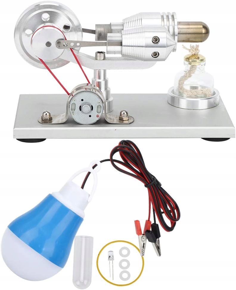 LUX Model Generator Silnik Stirlinga z lampką LED Kod producenta Gotowy Model Generator Silnik Stirlinga