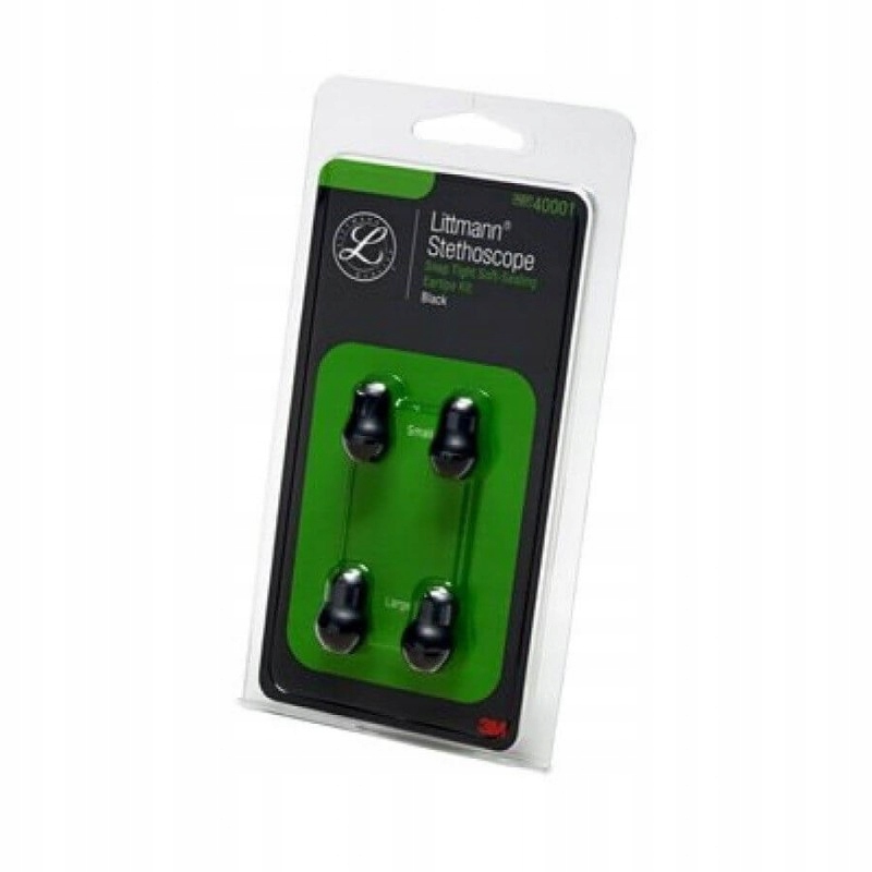 3M Littmann Zestaw oliwek Czarne (małe i duże) 40001