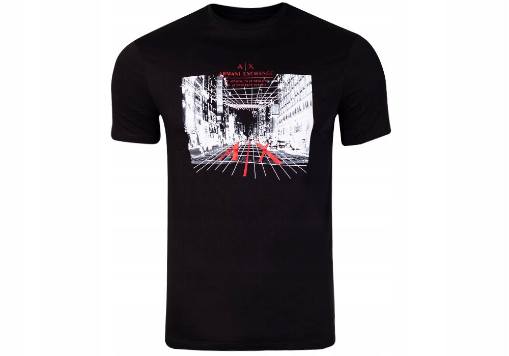 

Emporio Armani Koszulka Męska T-shirt Black r. XL