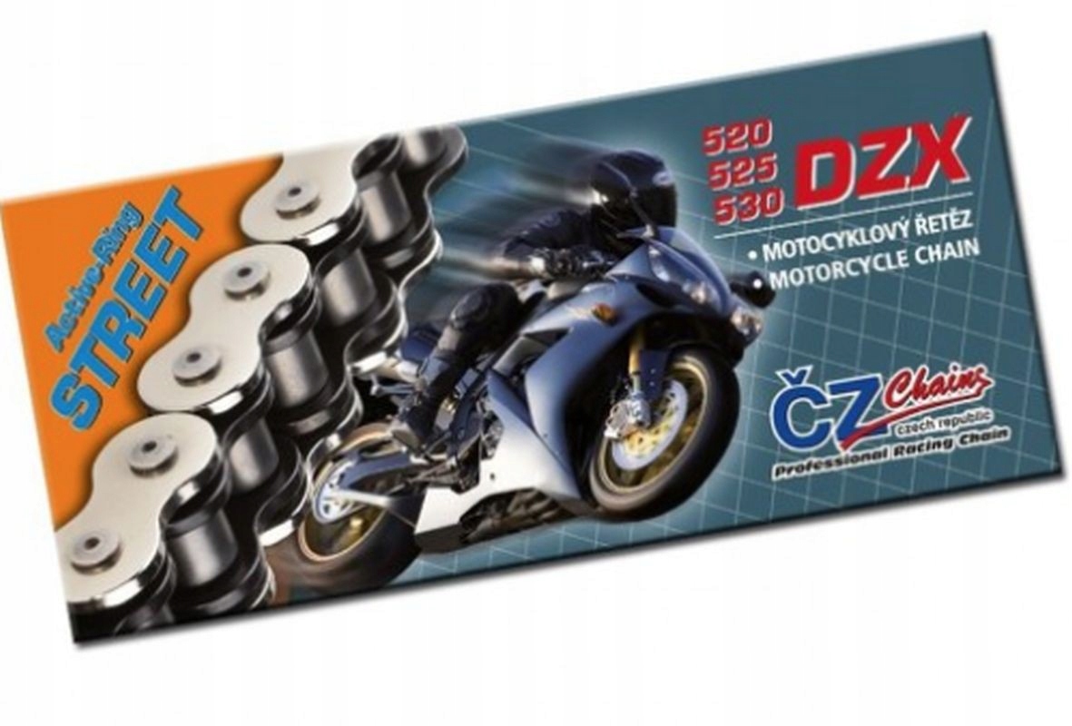 Hnací Reťazec 530 Dzx (112 Článkov) Active Ring (x-ring) Chróm Do 1200