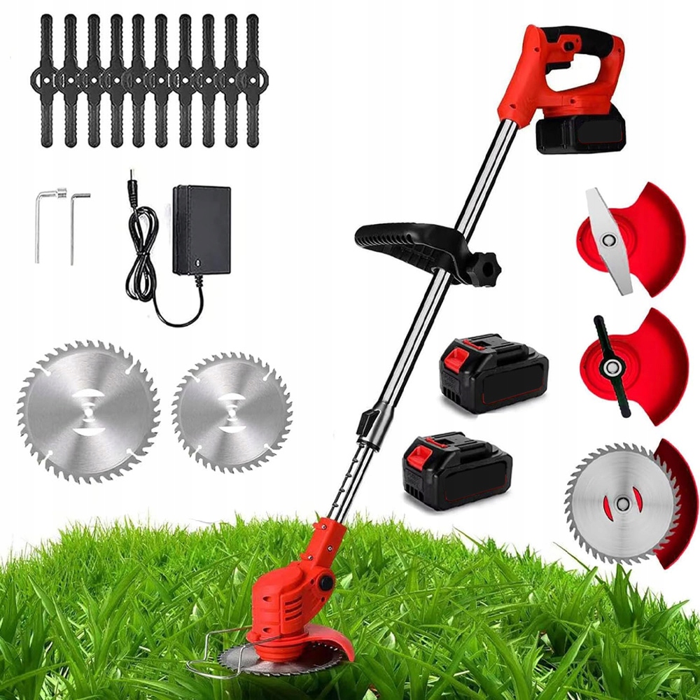 Kosa Podkaszarka Teleskopowa Akumulatorowa Na Ogrodowa 1500W 48V Bateria