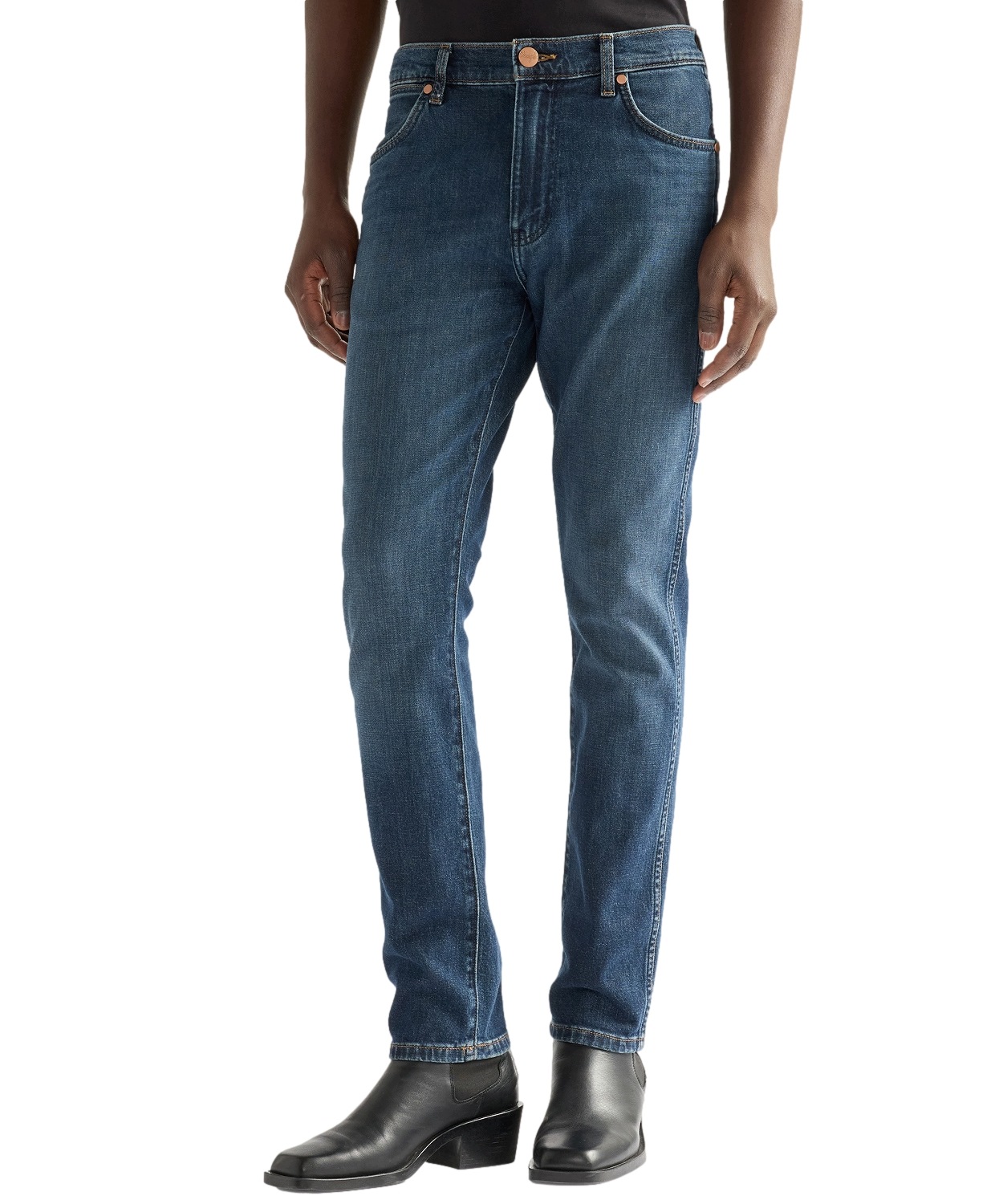 Džíny Wrangler Larston 112388216 Moonlit W 29 L 32