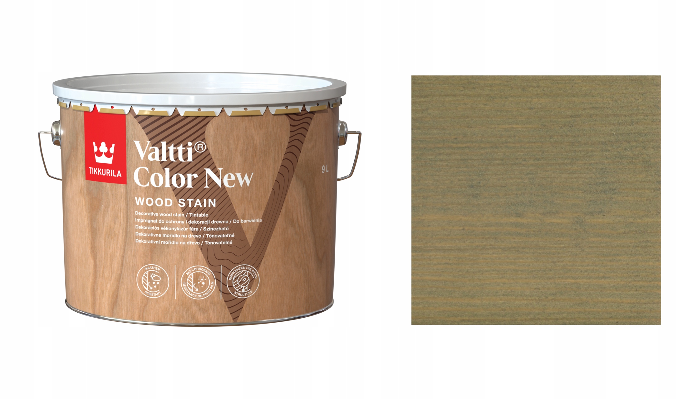 Tikkurila Valtti Color New 9L 5082 Laavu Impregnat Ochronny