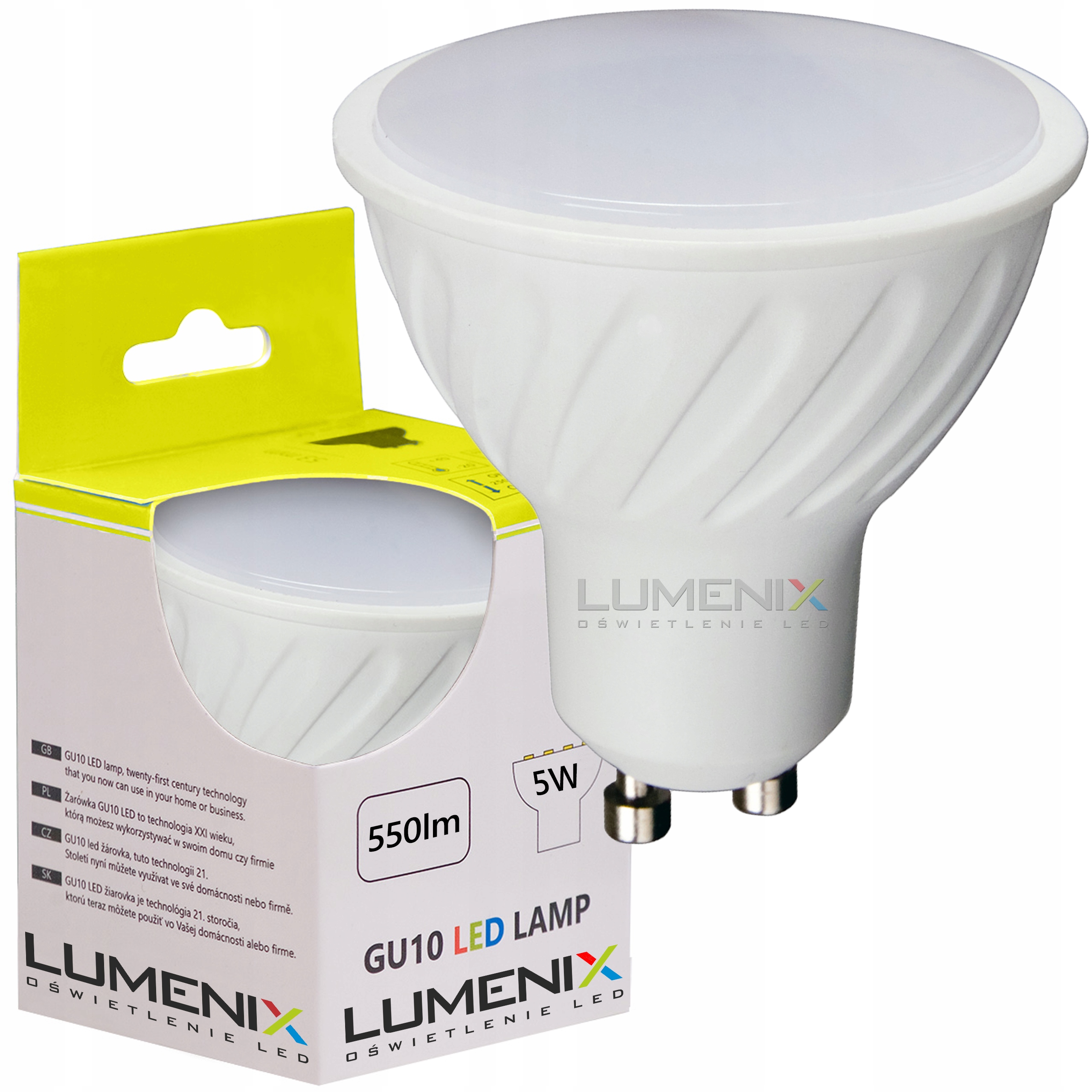 

Żarówka Led GU10 550lm 5W CCD Zimna