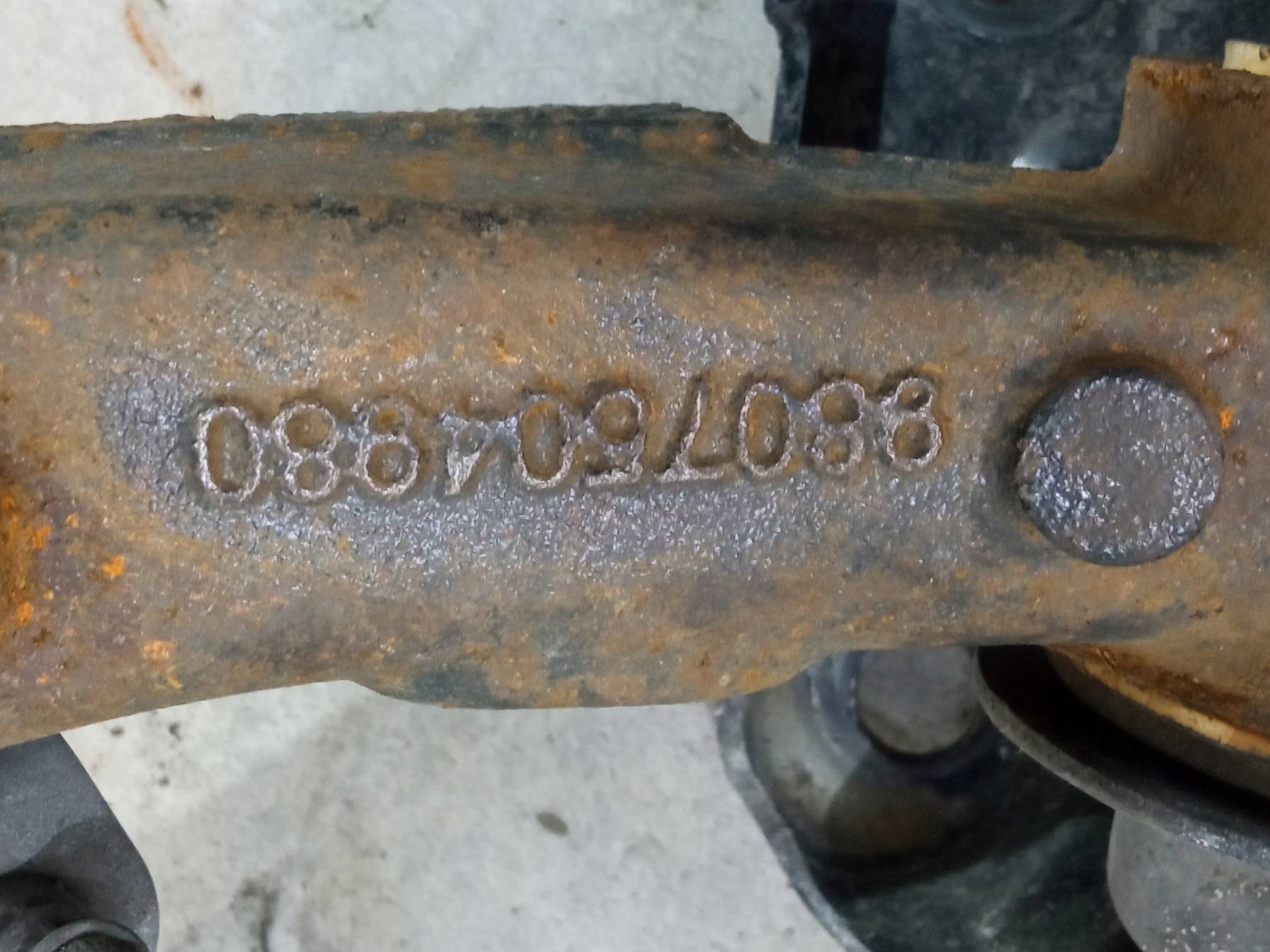 swing right rear part 2.0 HDI 9807504980 Citroen Jumpy III (2016- )