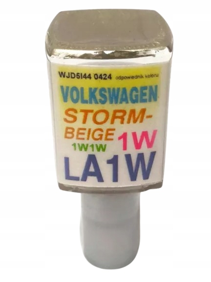 Arasystem Lakier Samochodowy 10ML Audi Vw Audi Seat Vw A1W Beżowa Sztorm La