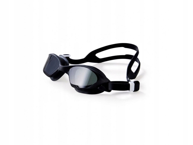 Okulary pływackie na basen sportowe czarne unisex trening gogle Anti Fog