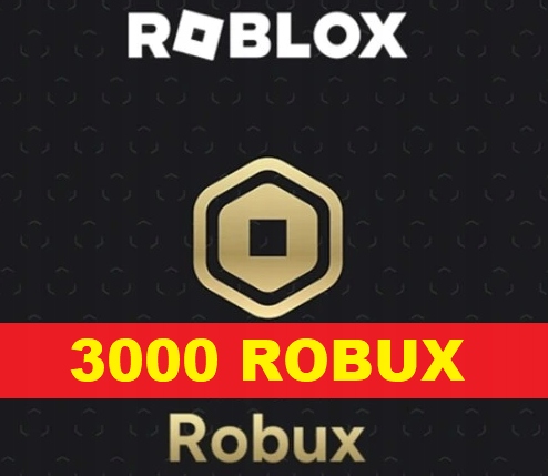 ROBLOX 3000 ROBUX 3K ROBUXOV ROBUXY GAMEPASS GP 3.000 RB za 28.19EUR ...