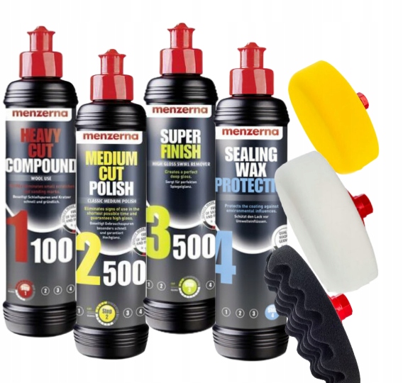 ZESTAW PAST MENZERNA 1100+2500+3500 +SWP 4+gabki