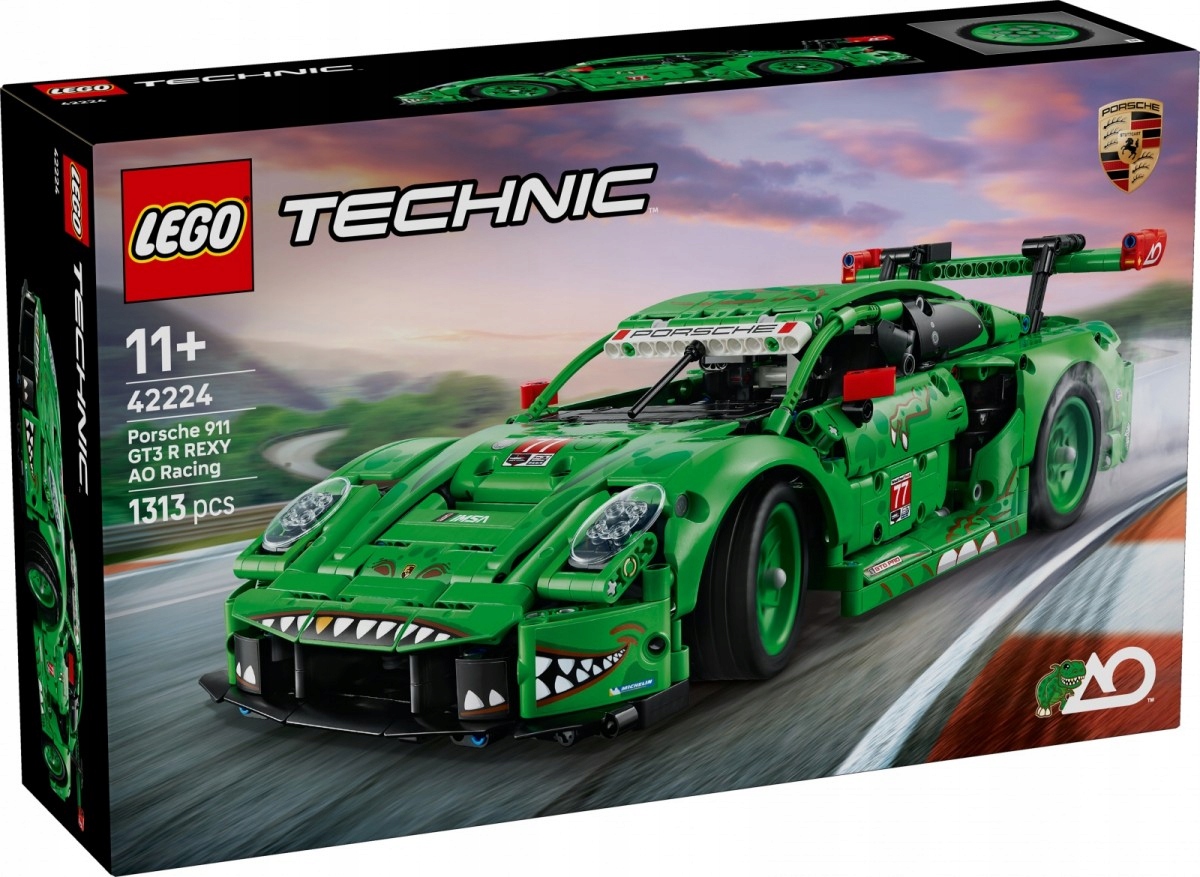 Lego Stavebnice Technic 42224 Auto Porsche 911 GT3 R Rexy Ao Racing