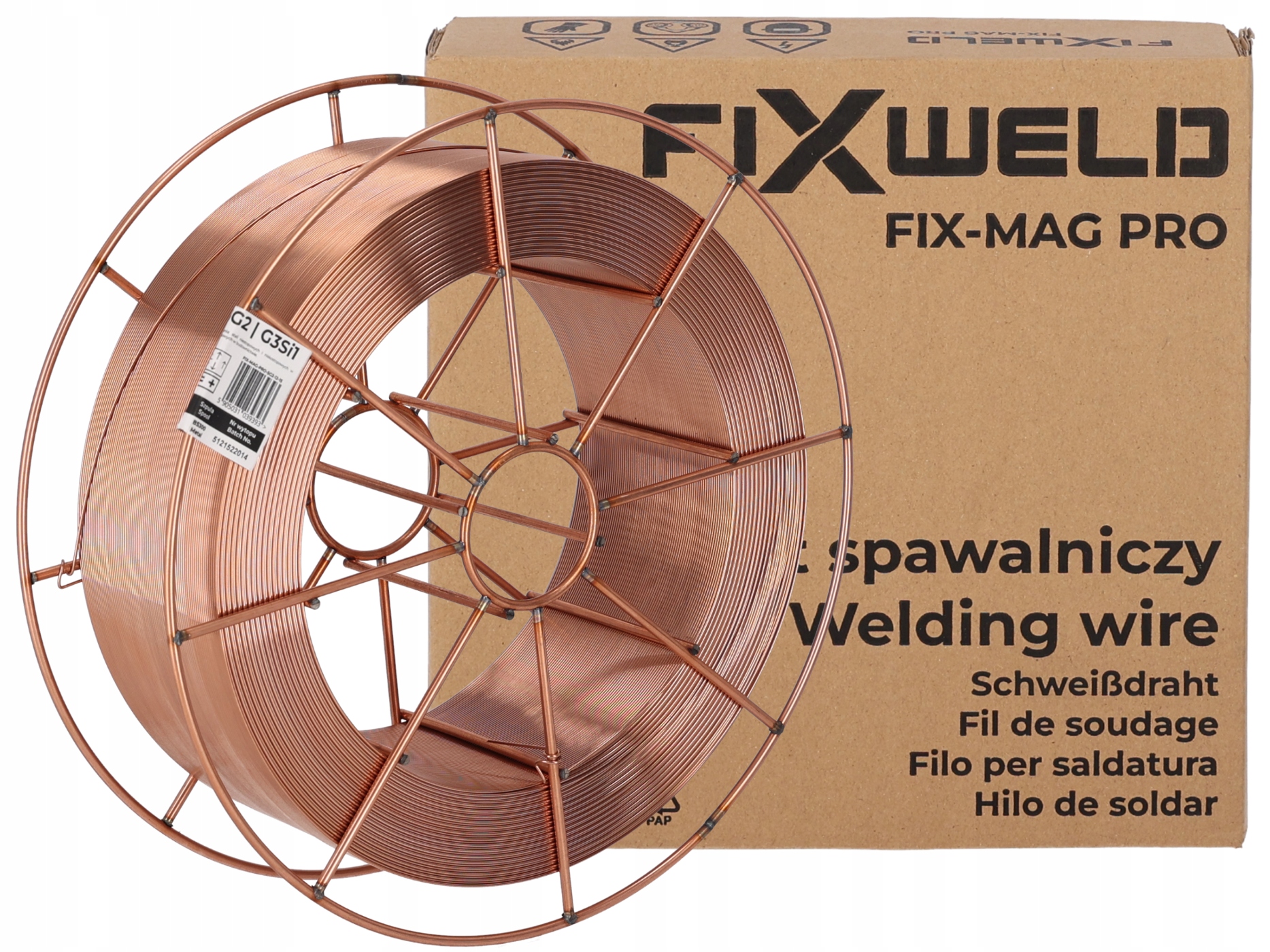 Drut spawalniczy SG2 fi 1,0 mm 15kg migomat spawarka szpula D300 do stali