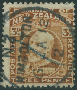 New Zealand 3 d. - King Eduard VII