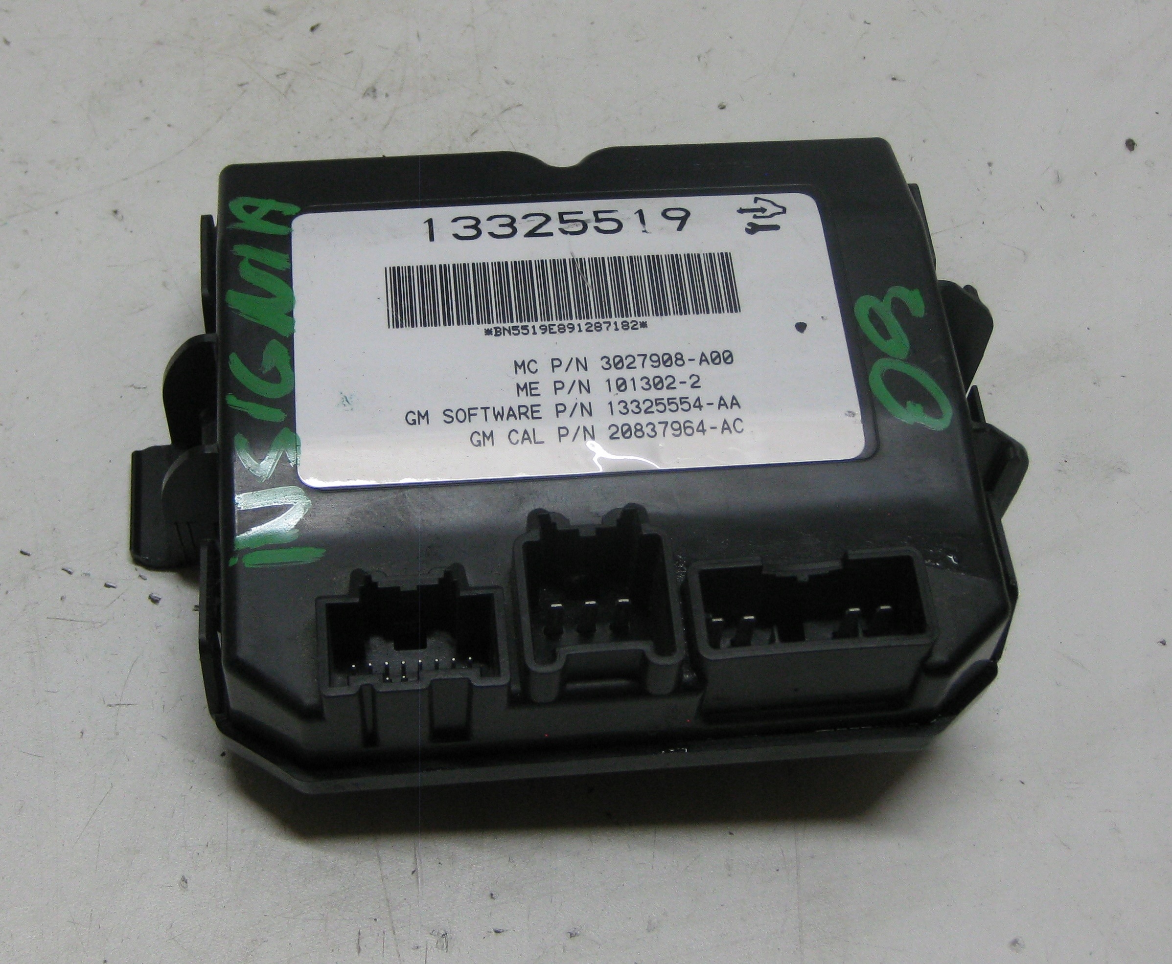 OPEL INSIGNIA 09R control unit module bonnet boot HAKA 13325519