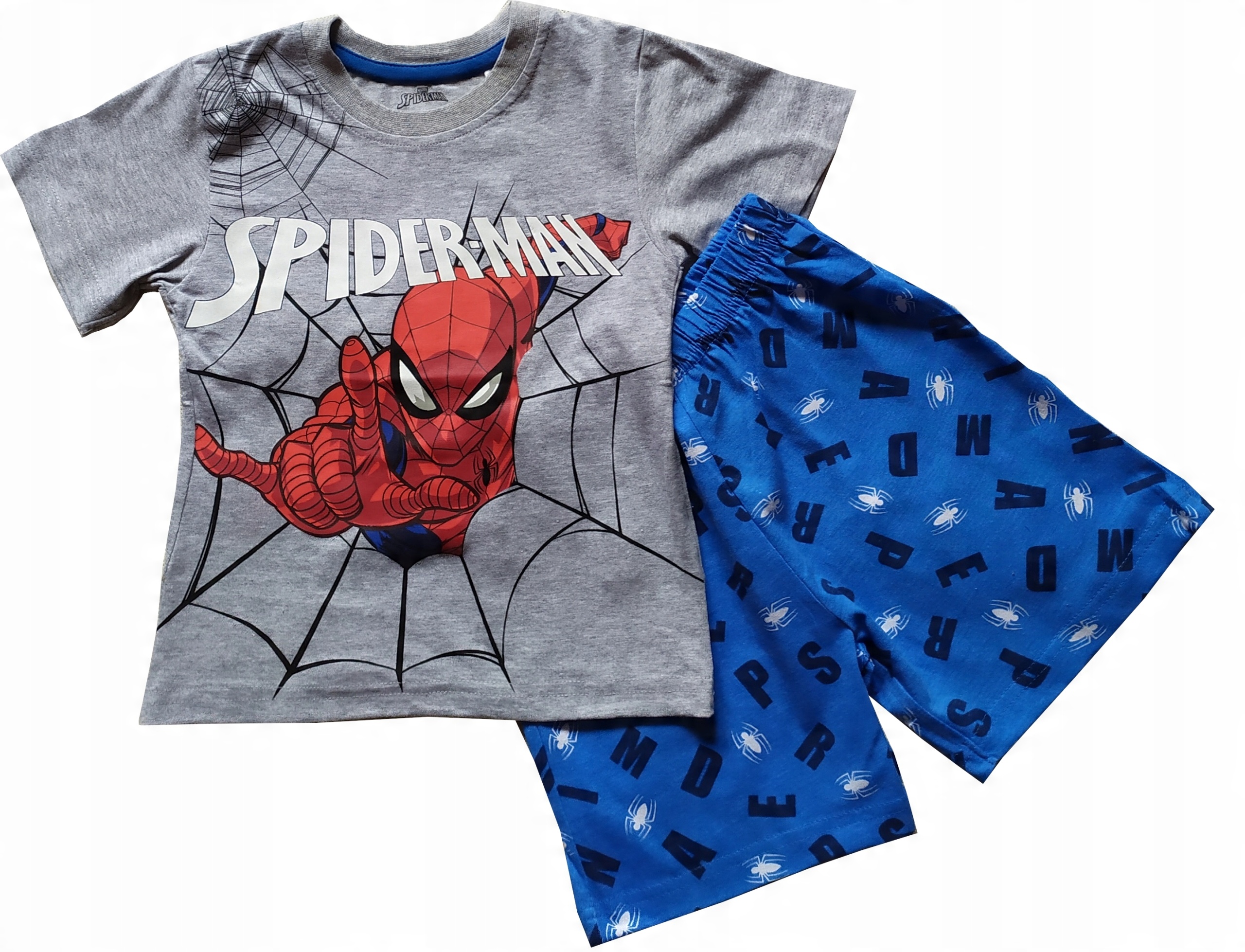 

Spiderman piżama szaro-niebieska 128
