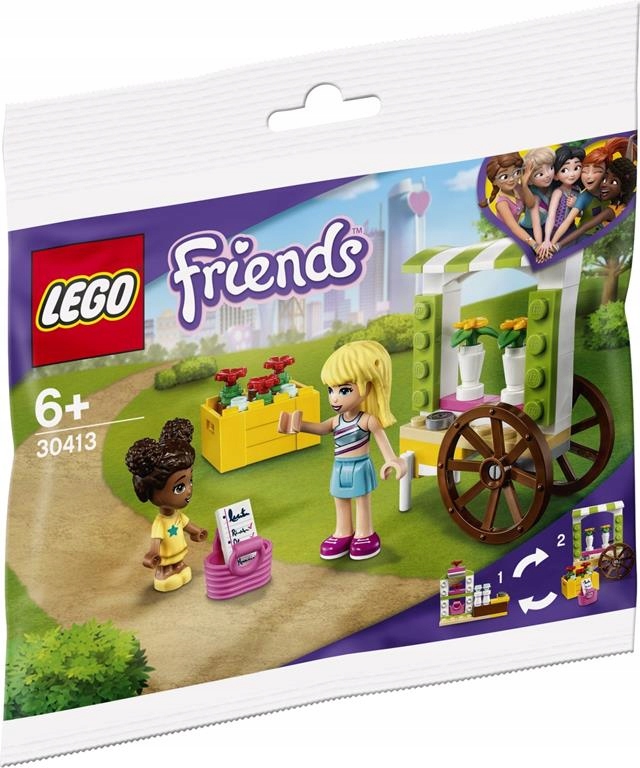 KLOCKI LEGO FRIENDS 30413 WÓZEK Z KWIATAMI STEPHANE 55 EL
