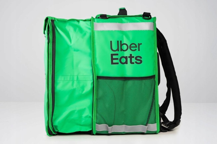 PLECAK TERMICZNY UBER EATS TORBA NA DOSTAWY JEDZENIA STUART BOLT WOLT GLOVO Model TELESKOPOWA