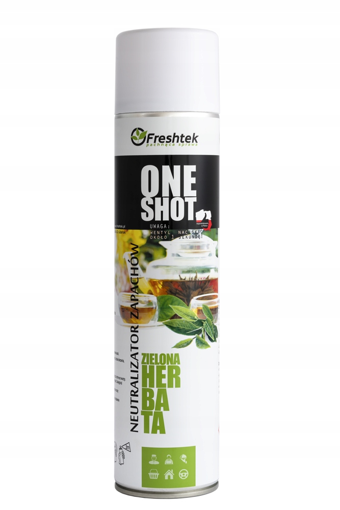 Freshtek ONE SHOT Zielona Herbata 600ml neutralizator