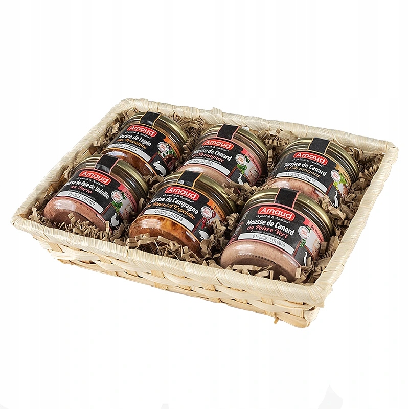 Levně Arnaud dárkový koš "Degustační zážitek", 6 x 90g