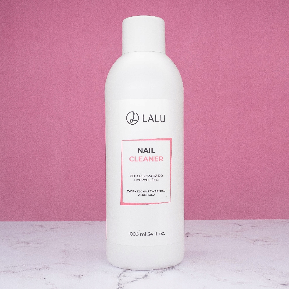 LALU CLEANER DO PAZNOKCI 1L ODTŁUSZCZACZ PŁYTKI Zakres pojemności 1000 ml i więcej