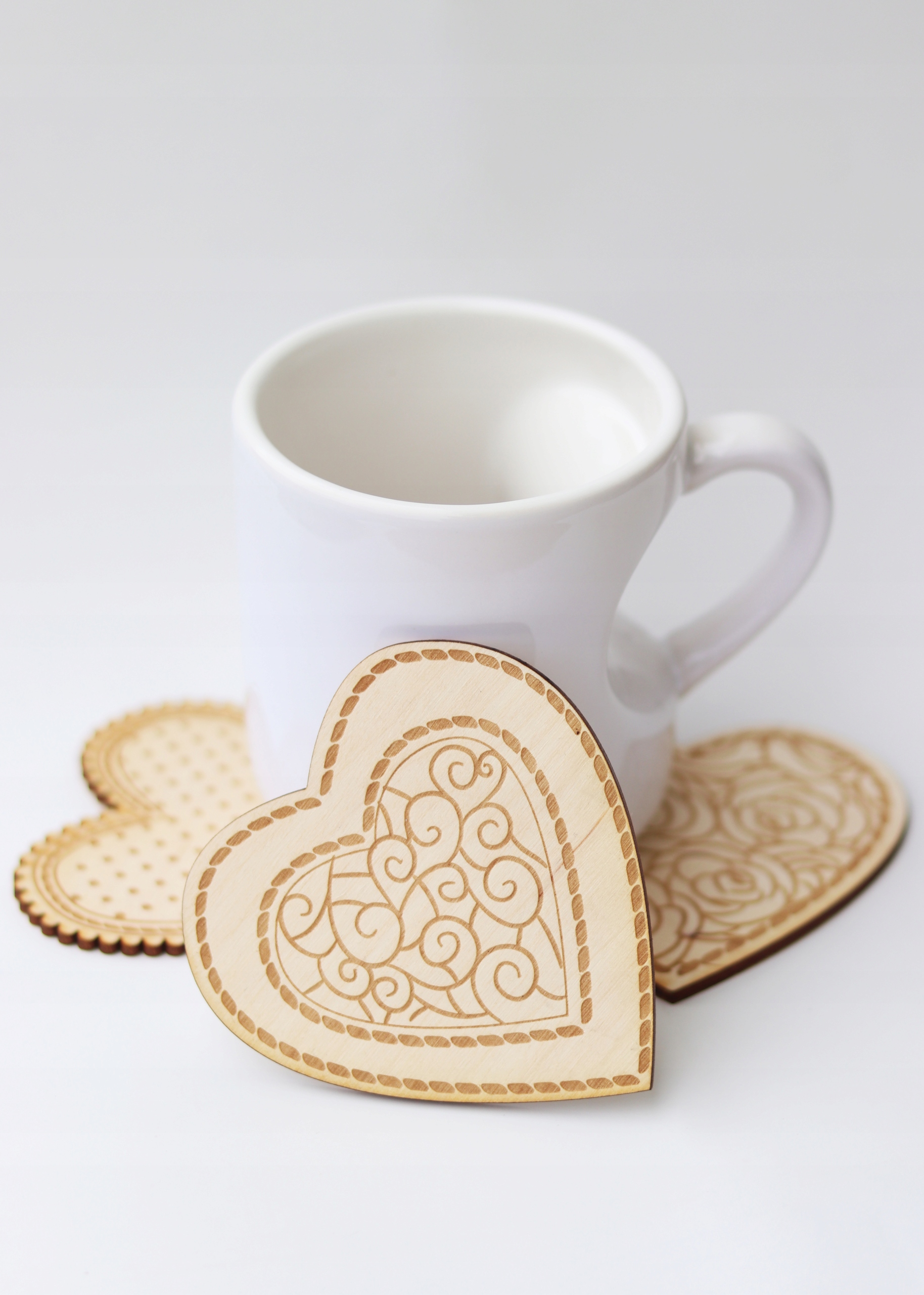 

Drewniana Podkładka podkładki pod kubki