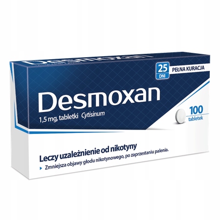 DESMOXAN 1,5 мг x 100 таблеток для отказа от курения код производителя 5902802700834