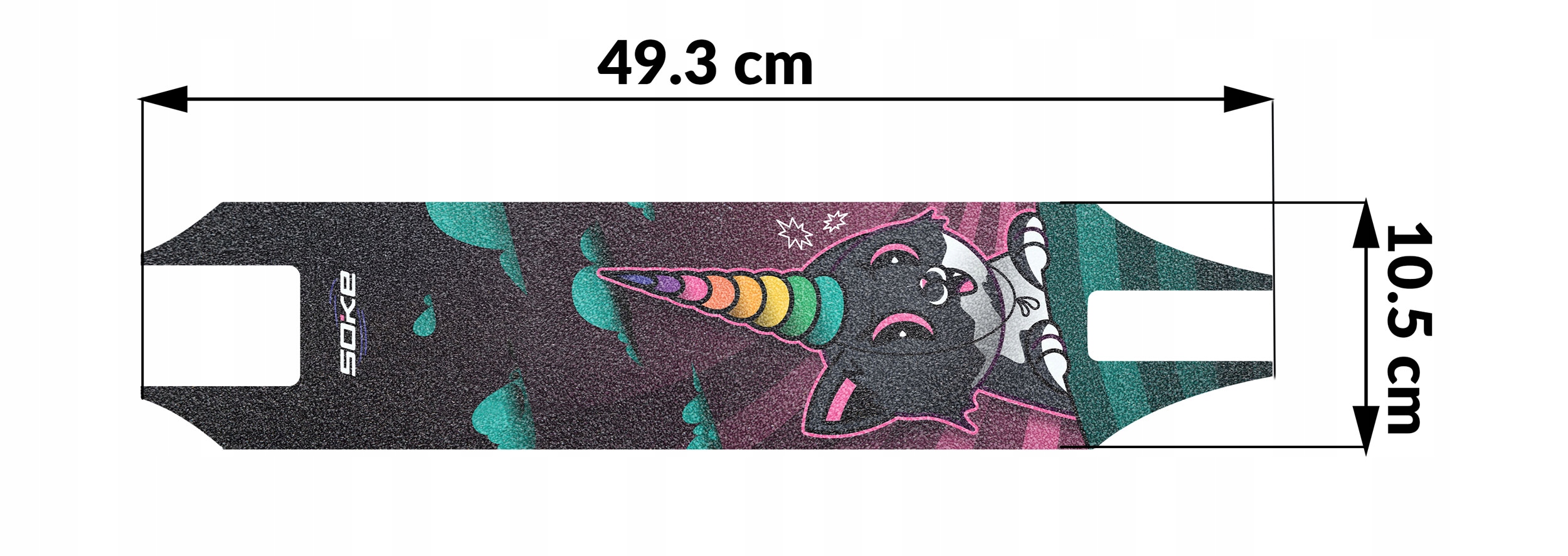 GRIP TAPE DO HULAJNOGI PAPIER ŚCIERNY TAŚMA NA HULAJNOGĘ SOKE SKATE Kod producenta 801111