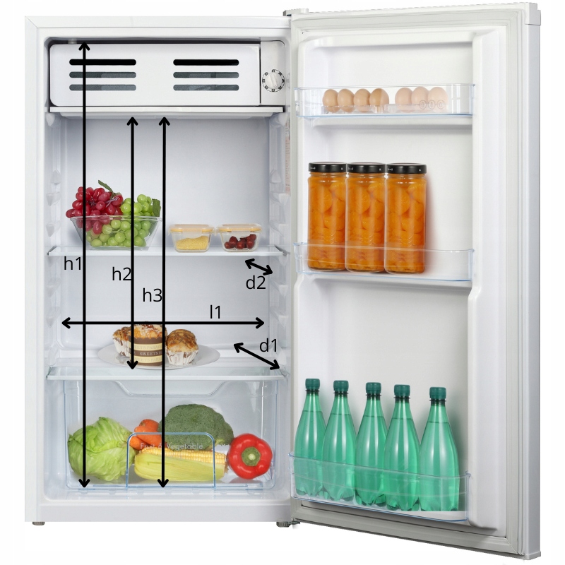 MAŁA LODÓWKA PODBLATOWA 85L WYSOKOŚĆ 82cm HOTELOWA NA DZIAŁKĘ BIAŁA No Frost nie