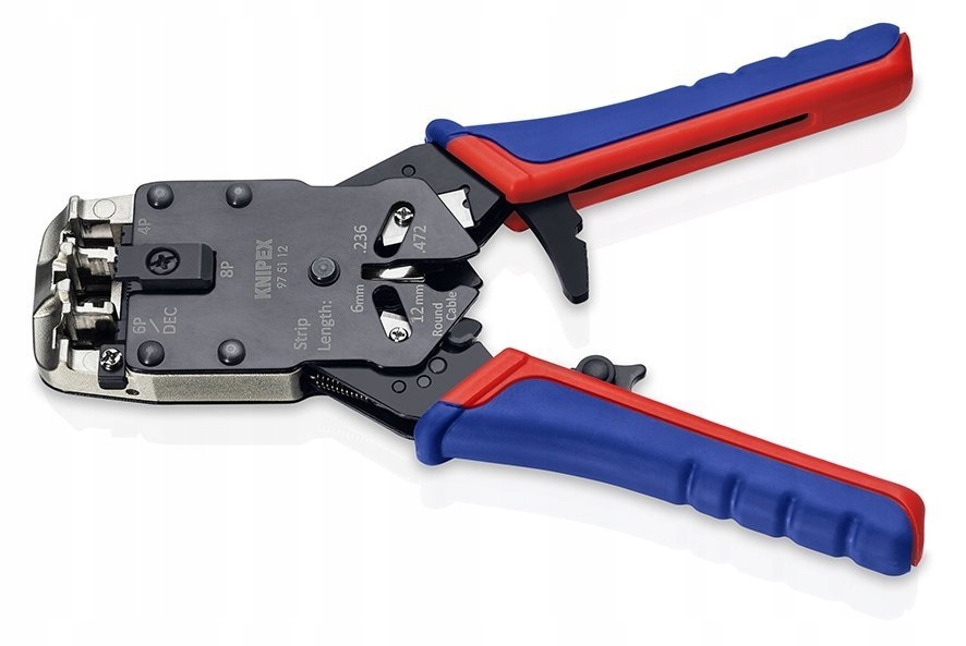 Zaciskarka do wtyków tele-inf KNIPEX 975112 RJ-45 Kod producenta 97 51 12