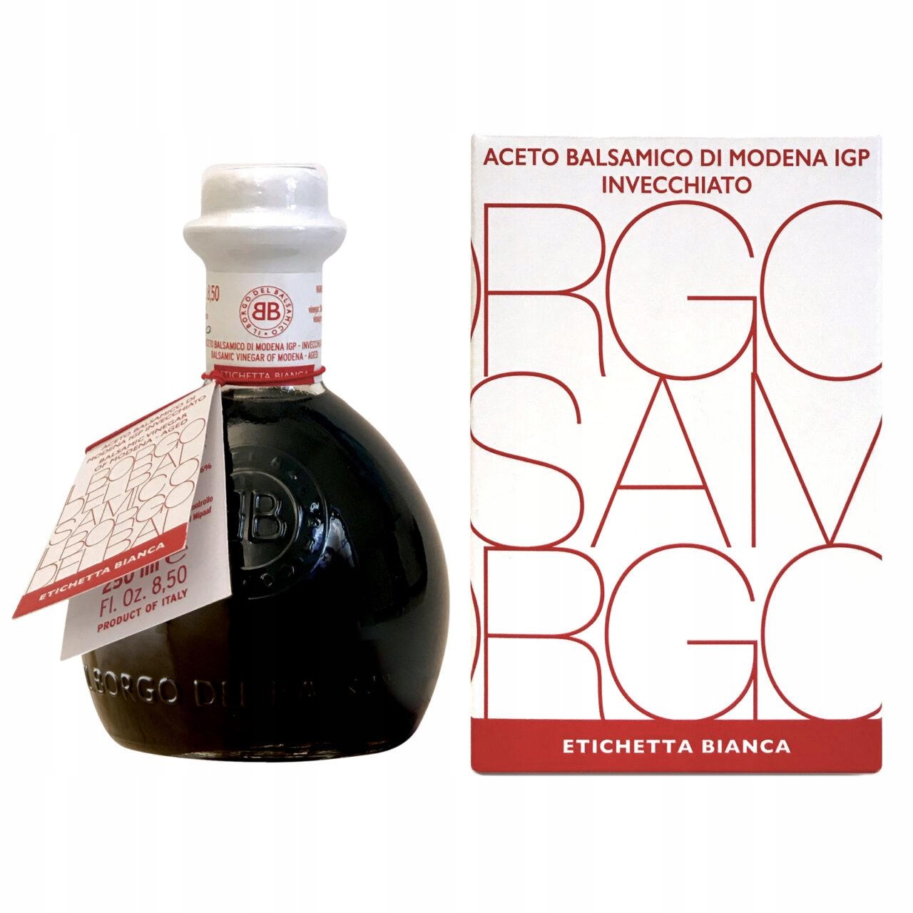 Balzamikový ocet z Modeny Igp stárnoucí, aceto balsamico bianca 250 ml
