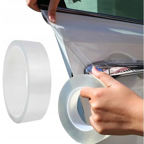 Folia Taśma Bezbarwna Na Progi Drzwi Klamki Do Auta 5cm x 5metrów