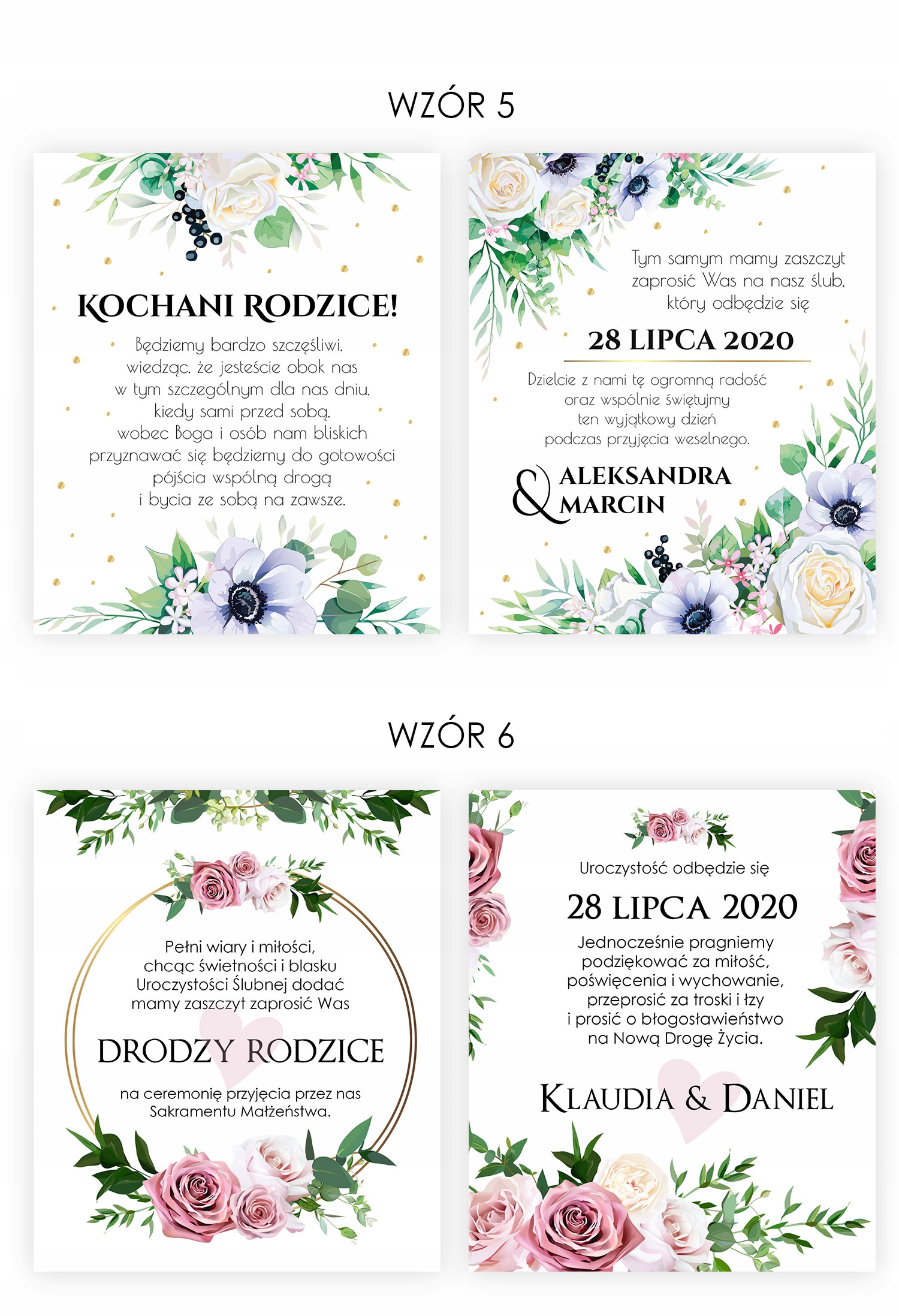 ZAPROSZENIE NA ŚLUB ZAPROSZENIE DLA RODZICÓW PUDEŁKO NA ZAPROSZENIE WESELE Wykończenie papieru matowe