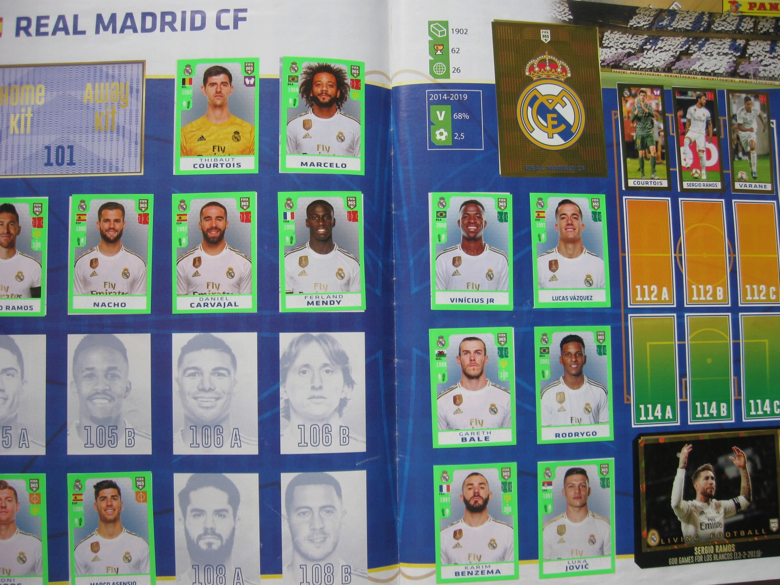 FIFA Sticker Album 300 naklejek 2020 Panini x2 Kod producenta 1234567