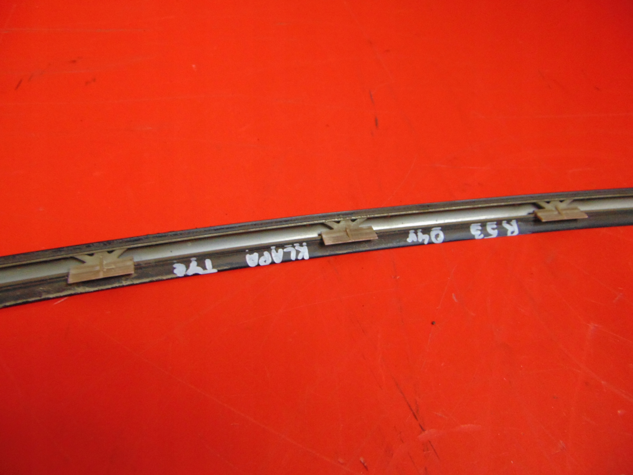 MINI COOPER S R53 moulding chrome CHROM bonnet boot rear part rear