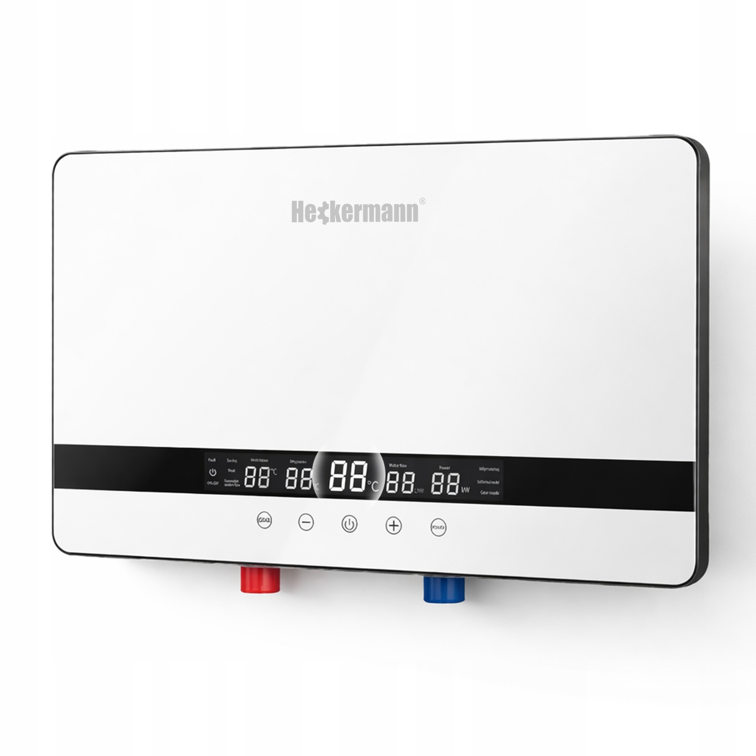 Elektrický Prietokový Ohrievač Vody 230 V 8,5 kW 8500 W Slúchadlo Biela