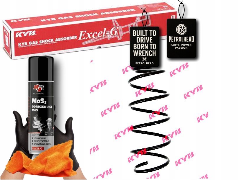 Pružina Zavěšení Přední L/p Fiat Panda 1.1-1.3D 09 #Petrolhead Pro+ Kit1