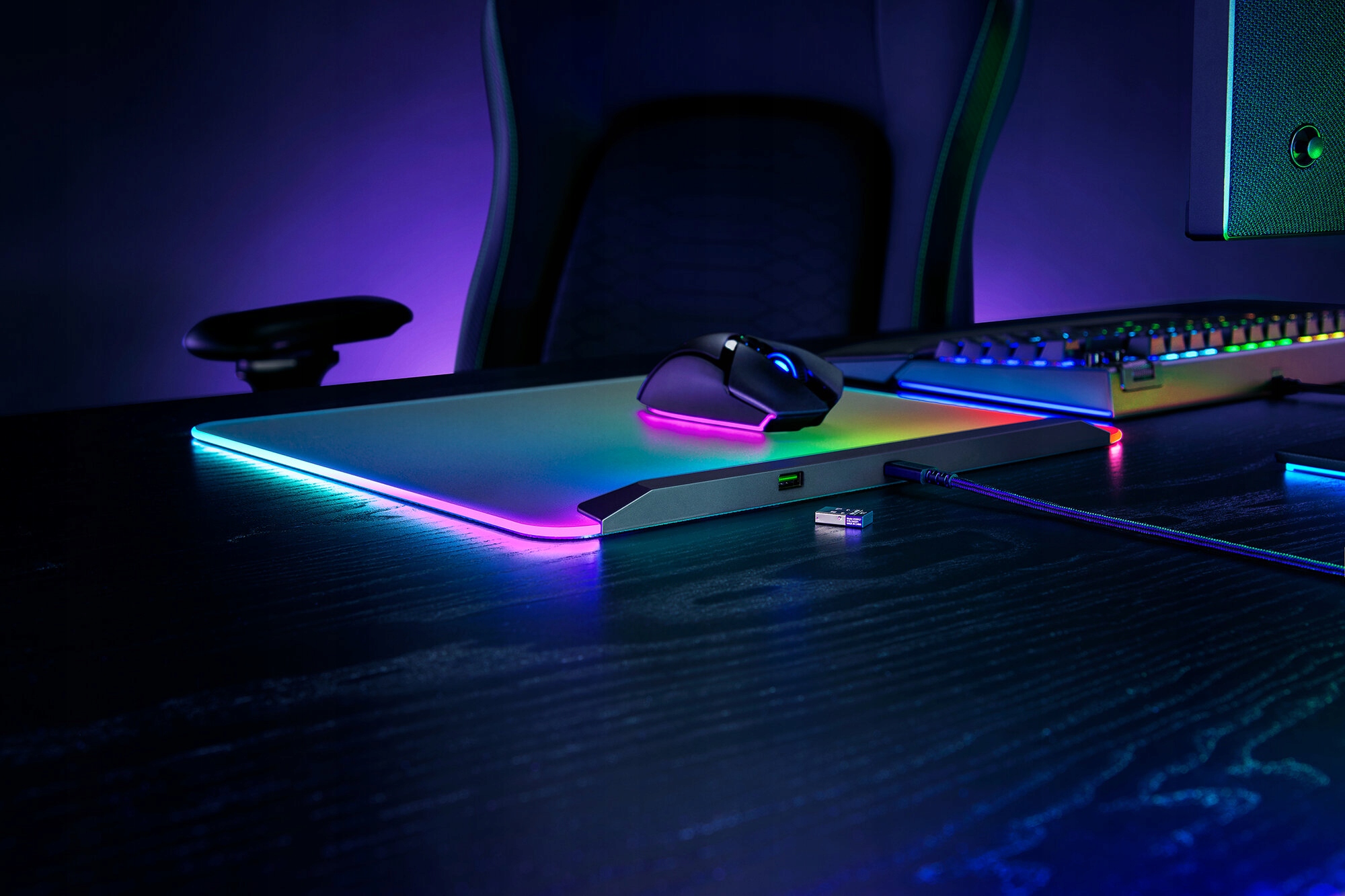 Razer Podk?adka pod Mysz Firefly V2 Pro, RGB Chroma — 12