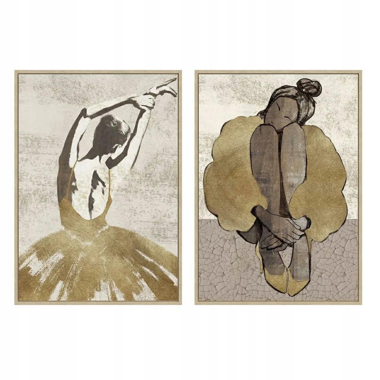 Nástenný Obraz Na Plátne Komplet 2 Ks 70X50 CM Veľký Do Obývačky Dekorácia