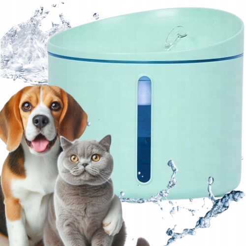 Levně Fontána Nápoj pro kočky psy, automatický, Led, tichý, Dogness filtr, 3,2 l