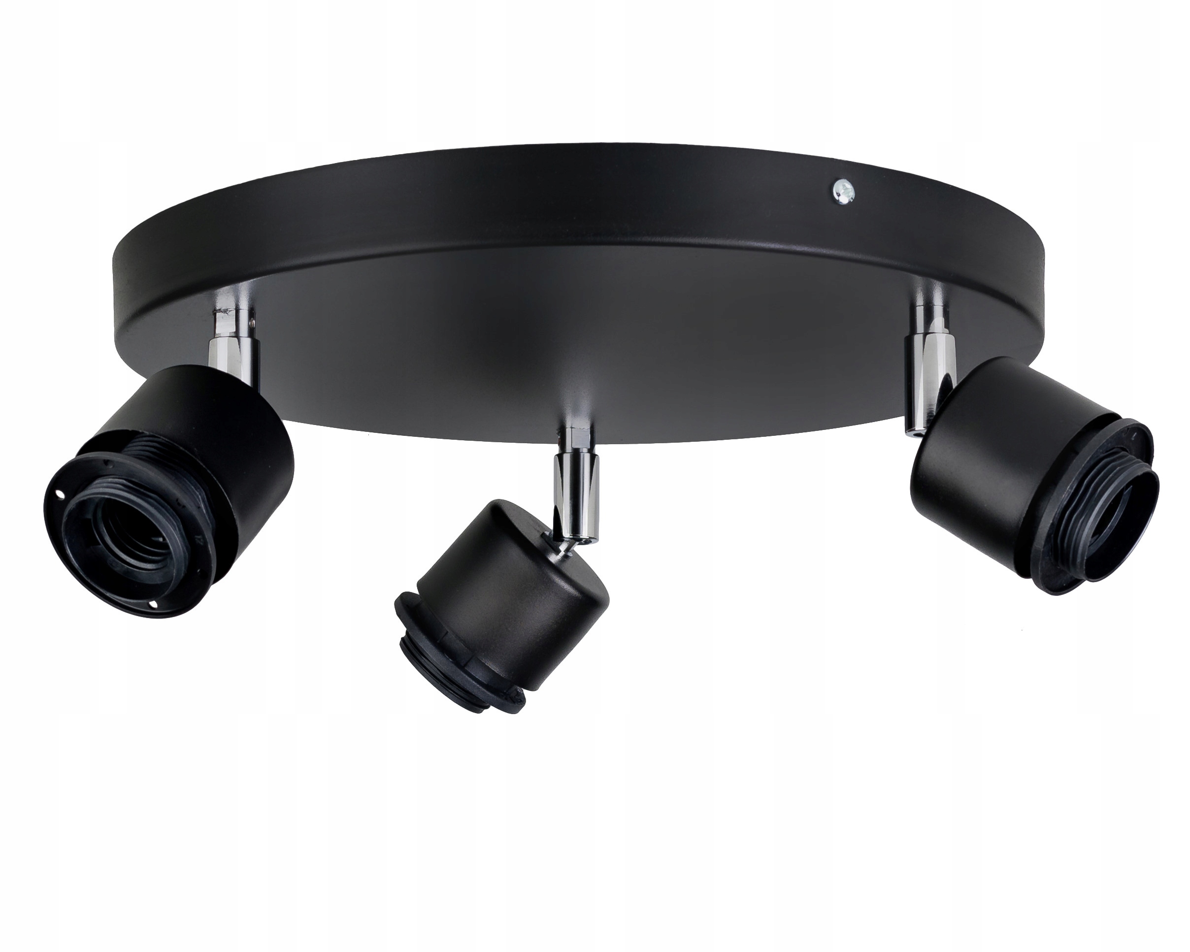 LAMPA PLAFON ŻYRANDOL LED regulowany DRUTI CZARNY Zasilanie sieciowe