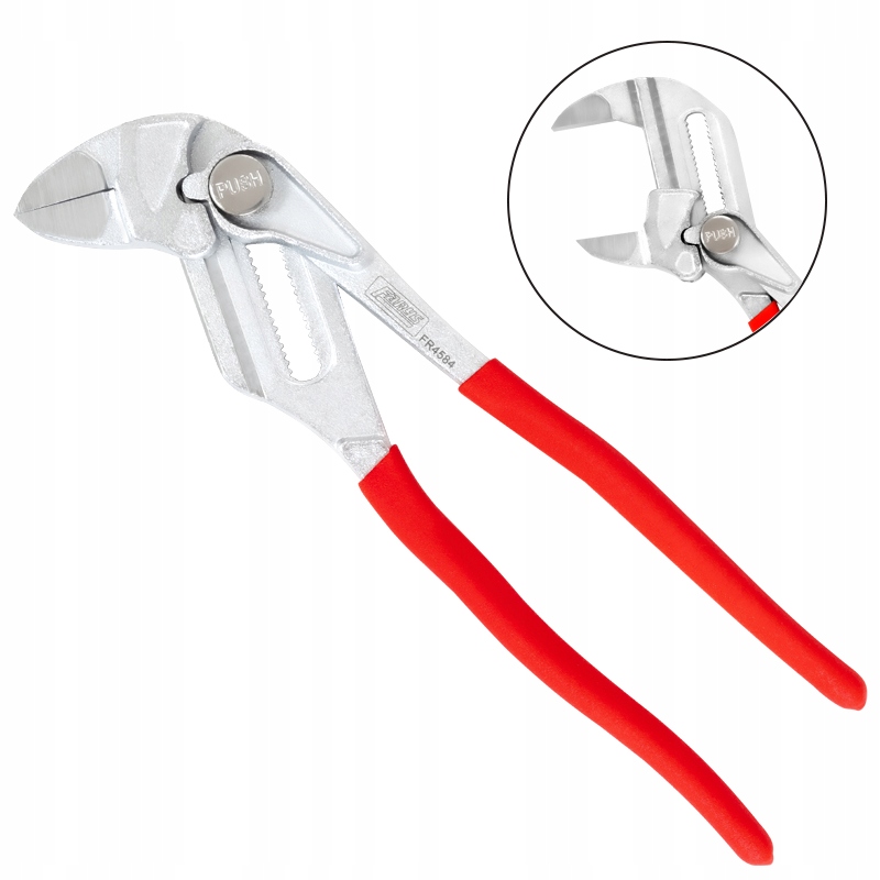 Kleště stavitelné 250mm ploché nastavitelné chromované FR4584