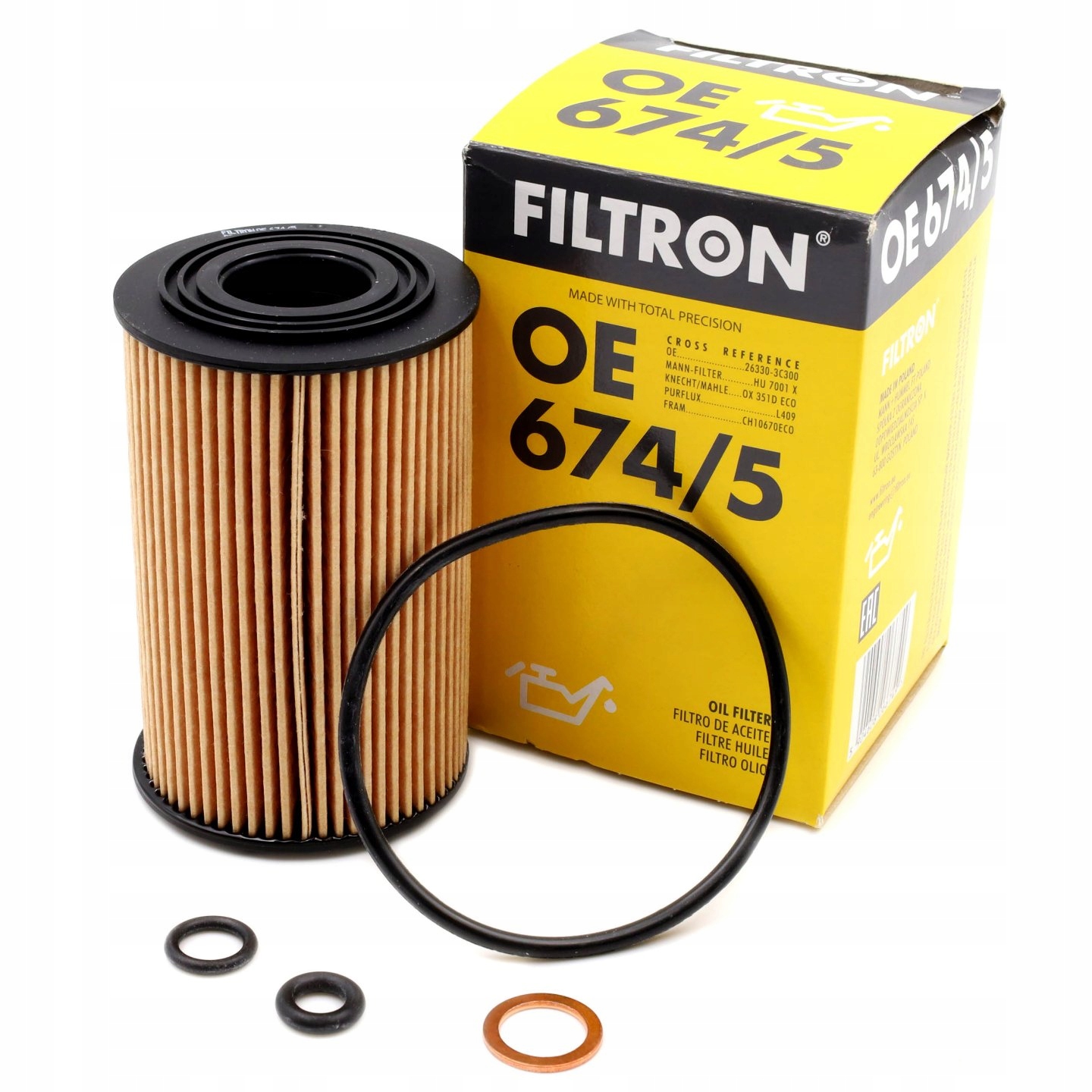 Filtron filtr oleju OE674/5 Hyundai i30 1.6 CRDi