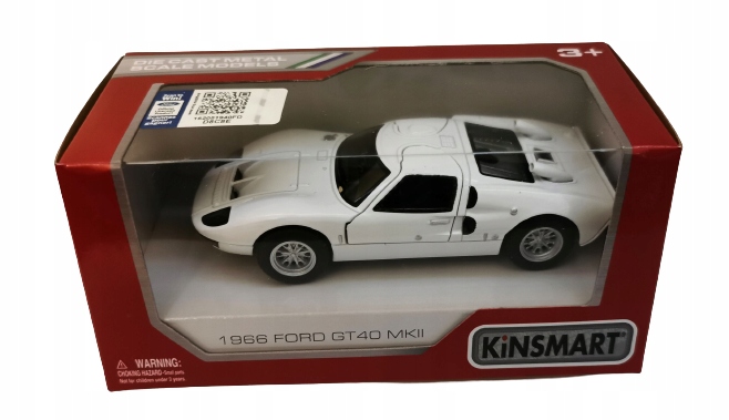 

Model metal Kinsmart 1:32 Ford GT40 Mkii 1966